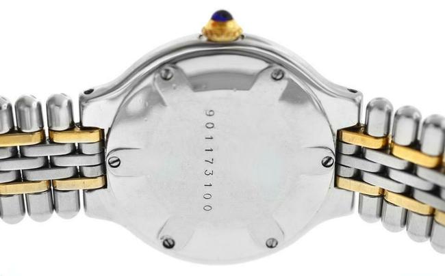 Cartier Gold Silver Ladies Must De Bullet Quartz Steel 28mm Watch