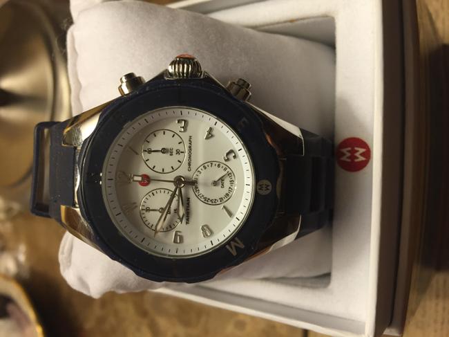 Michele Blue Navy Nwot Tahitian Watch