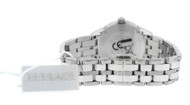 Versace Silver New Dafne Vff03 0013 Stainless Steel Quartz 33mm Watch
