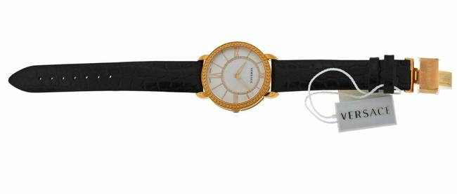 Versace Gold Tone Steel New Krios M6q80sd498 S009 Diamond Mop 38mm Quartz Watch