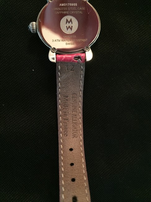 Michele Pink Fushia Csx Blue Mini Diamond Ladies Watch
