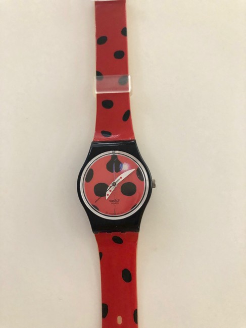 Swatch Red Vintage Lady Style Lb148 Watch