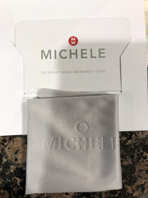 Michele Two Tone Silver / Yellow Gold Madison Stainless St / Yel Diamond Watch