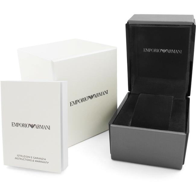 Emporio Armani Silver and Rose Gold Box In The Men Ar5999 Watch