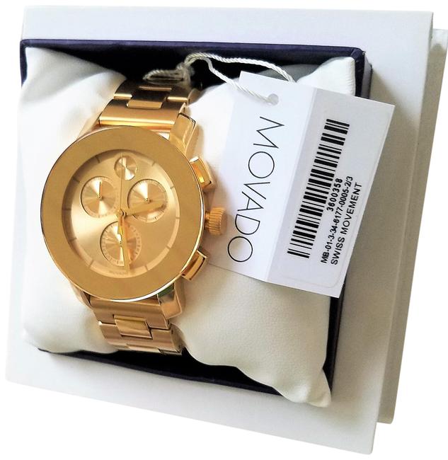 Movado Gold Tone Ladies Swiss Watch