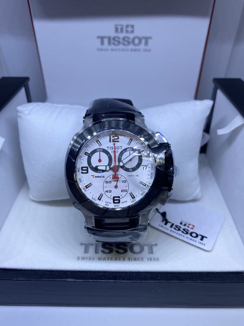 Tissot White T-race Quartz Chronograph Dial T048.417.27.037.00 Watch