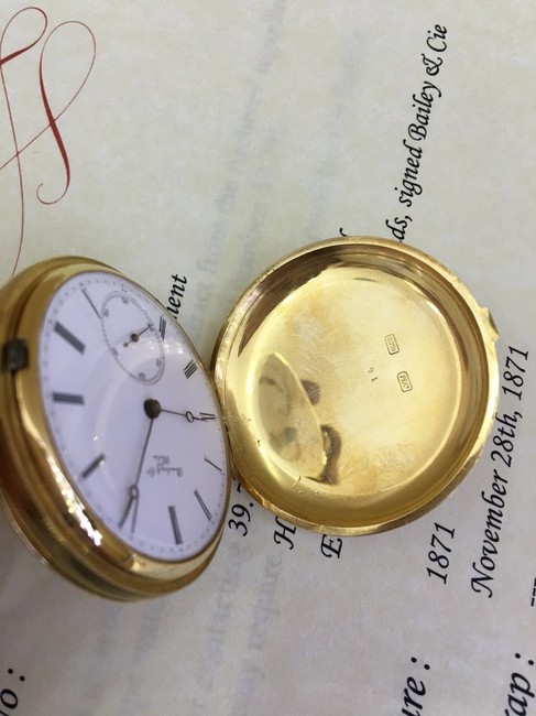 Patek Philippe 18k Yellow Gold Pocket 39.791 Watch