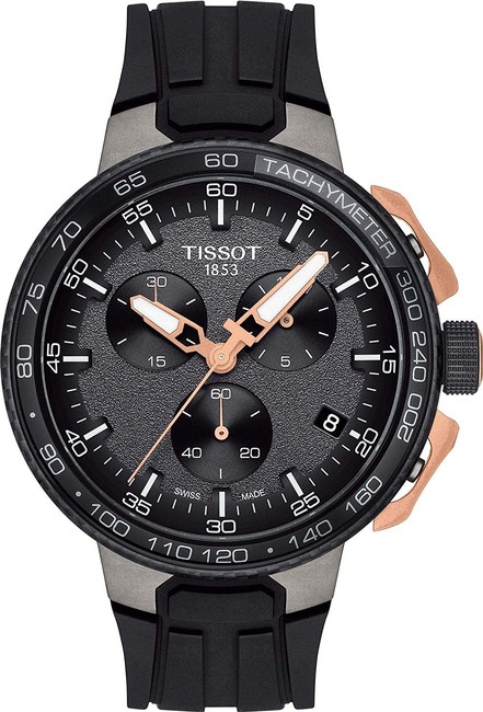 Tissot Black Gray T-race Mens T111.417.37.441.07 Watch