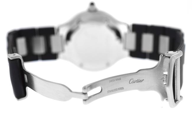 Cartier Must 21 Autoscaph 2427 Stainless Steel Rubber Watch