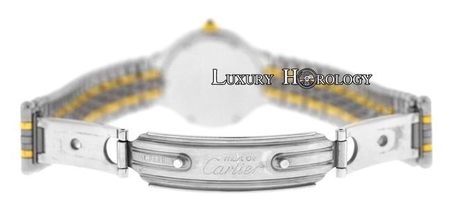 Cartier Must De 21 Steel 18k Gold 125000p Bullet Bracelet Quartz Watch
