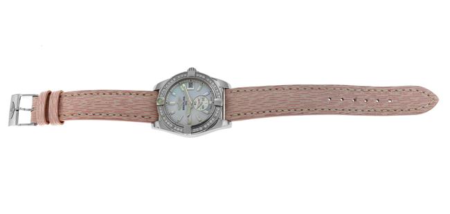 Breitling Silver Galactic 36 A3733053/A716-239x Ladies Diamond Mop 36mm Watch