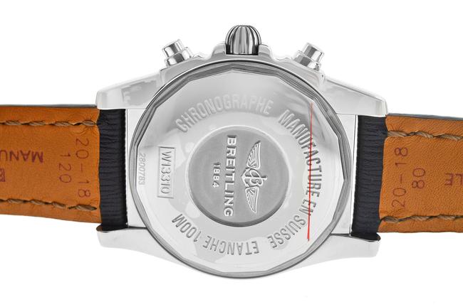 Breitling Silver Chronomat 38 W1331012/A774-218x Unisex Steel Mop 38mm Watch