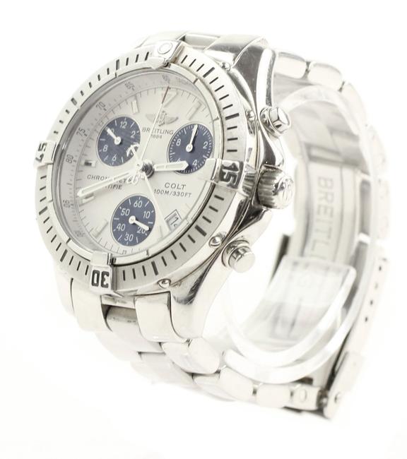 Breitling Silver Colt Watch
