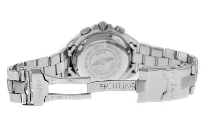 Breitling Silver Tourneau Aviator 40 Tny0100024 Mens Stainless Steel 40mm Watch
