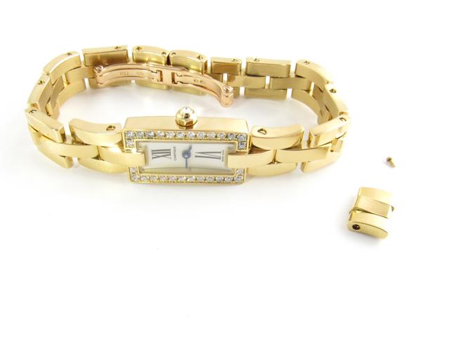 Cartier Yellow Gold 18k Diamond Ballerine Ladies Tank 2992 6216 Watch