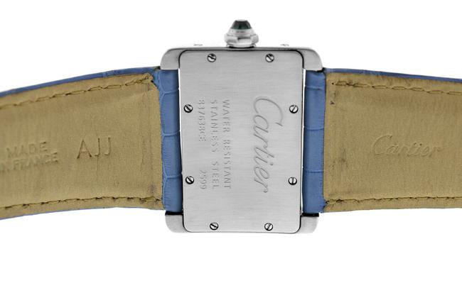 Cartier Silver Divan 2599 Ladies Diamond Stainless Steel Quartz 31mm Watch