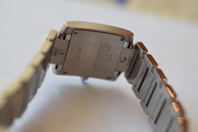 Cartier Stainless Steel Small Ladys Tank Francaise Quartz .almost New Swiss Made . Watch