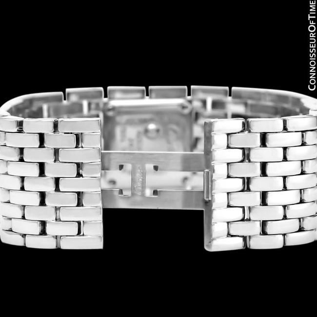 Cartier Dark Mother Of Pearl Ruban Ladies Quartz Bracelet with Blue Mop Dial Watch