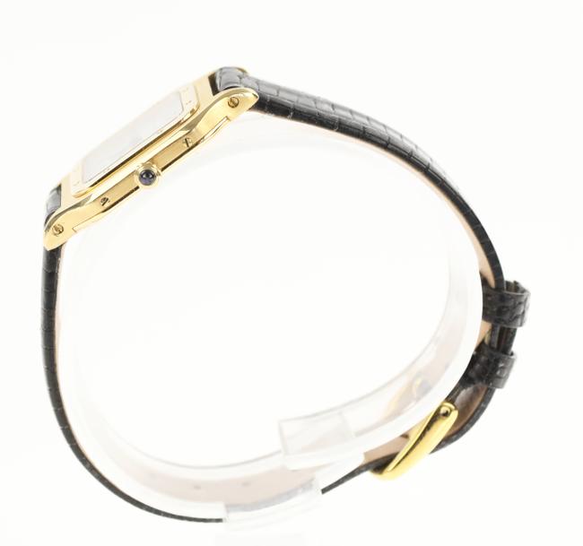 Cartier Black Santos Dumont Watch