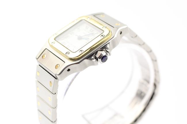 Cartier Silver Santos Watch