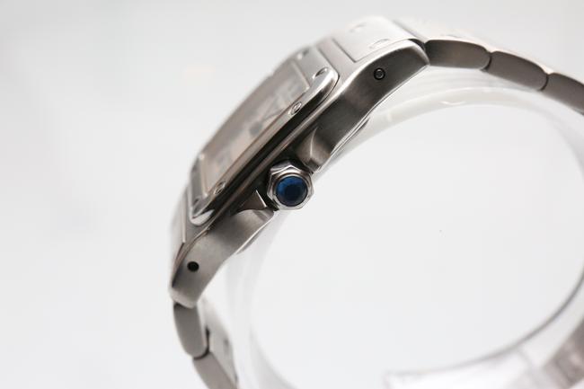 Cartier Silver Santos Galbee Watch