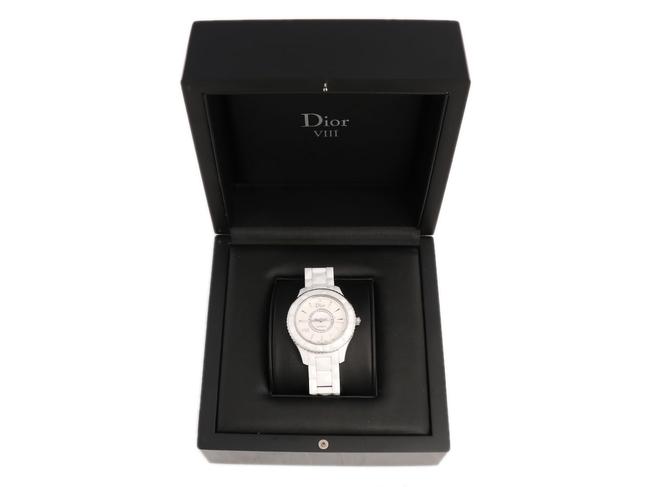 Dior Viii White With Diamonds Watch