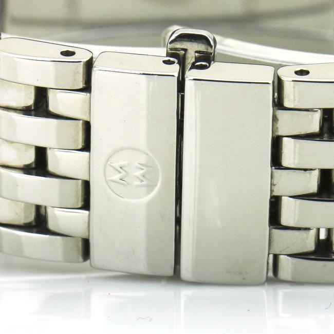 Michele Silver Deco Stainless Steel Womens Quartz with Mother Of Pearl Watch