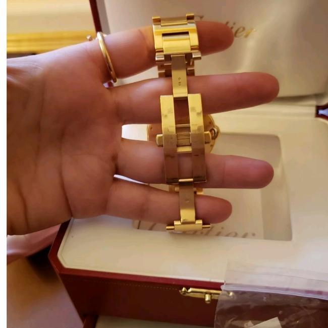 Cartier Rose Gold & White Diamonds Box Ballon Bleu 42mm Large 18k Automaticwe9008z3 Watch