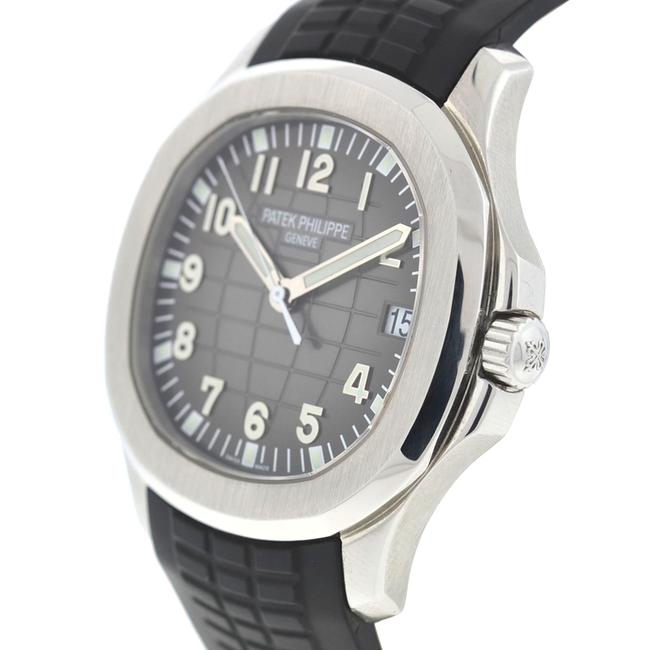 Patek Philippe Black 5167 Aquanaut Stainless Steel Mens In Stock Watch