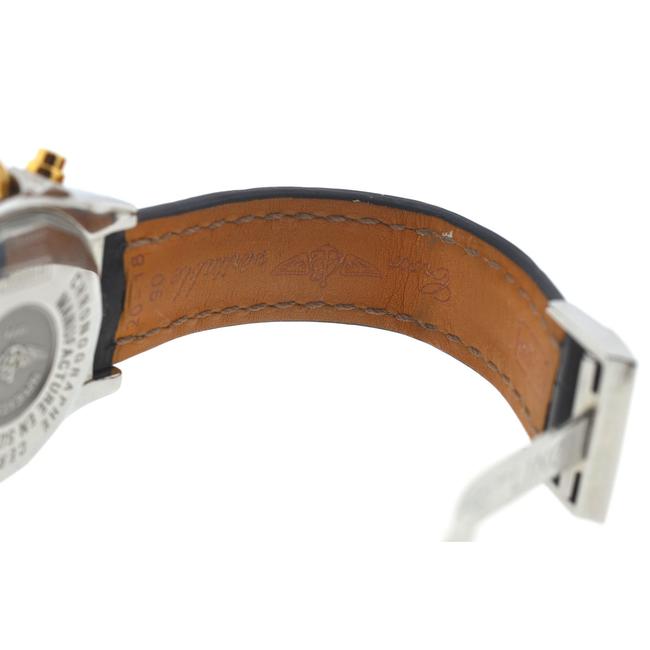 Breitling White B13358 Chronograph Cockpit Leather Strap Watch