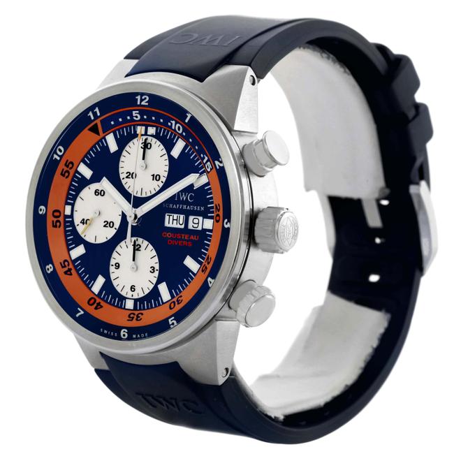 IWC Blue Aquatimer Cousteau Divers Limited Edition Iw378101 Watch