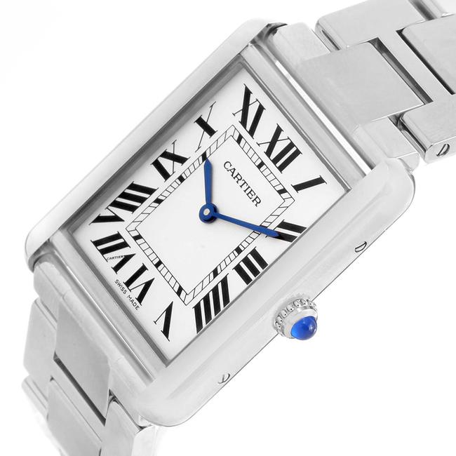 Cartier Silver Tank Solo Large Stainless Steel Dial W5200014 Watch