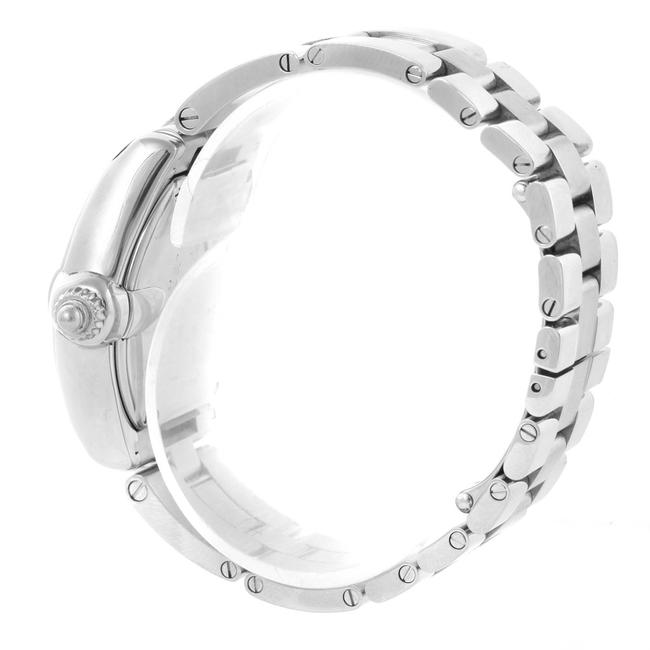 Cartier Silver Roman Roadster Dial Numerals Steel Ladies W62016v3 Watch