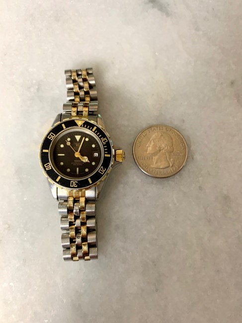 TAG Heuer Two Tone Silver and Gold Ladies 2-tone 18k Plate & Ss Professional Watch
