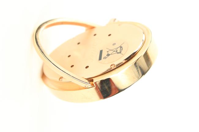 Cartier Gold Ref 3111 18k Rose Plated Baignoiretravel Alarm Clock 147ct2 Watch