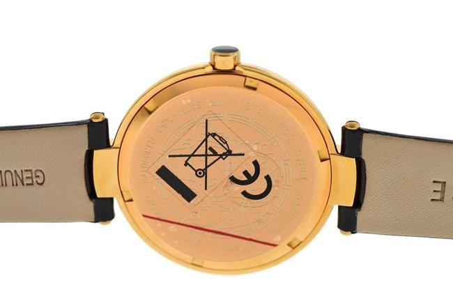 Versace Gold Tone Stell New Mystique Foulard Vk601 0013 Quartz Diamond Watch
