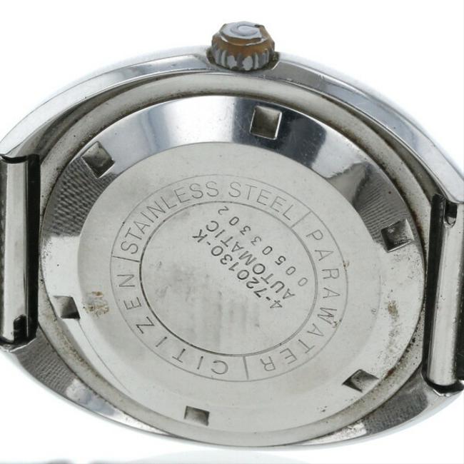 Citizen Silver Seven Stars V2 4-720130-k Self-winding Purple Dial Mens Watch