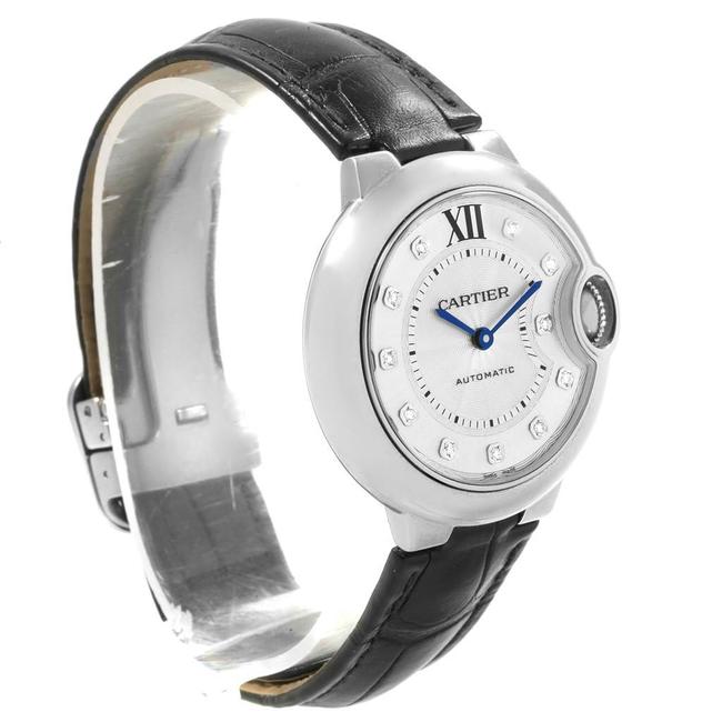 Cartier Silver Stainless Steel Ballon Bleu W4bb0009 Womens Wristwatch 33mm Watch