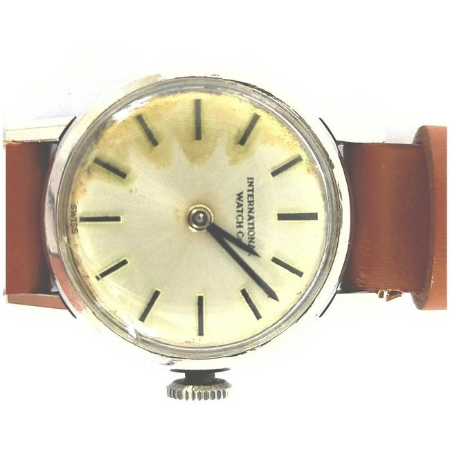 IWC Cream X Brown Model R2802 20mm International Company 862081 Watch