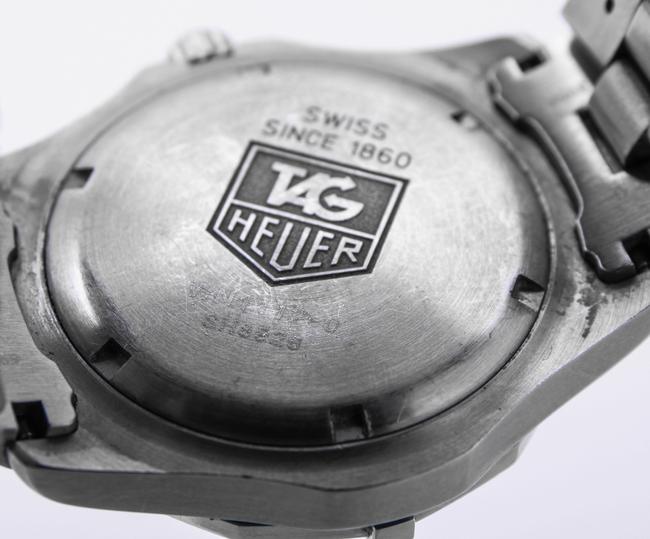 TAG Heuer Silver/Blue 200m Stainless Steel Wn1112-0 - 38mm Watch