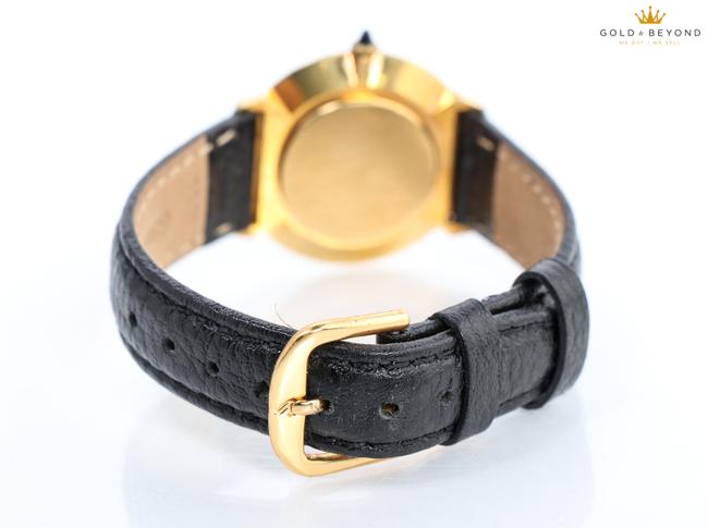 Piaget Black/ Gold Plated Vintage 18kt Electro Watch