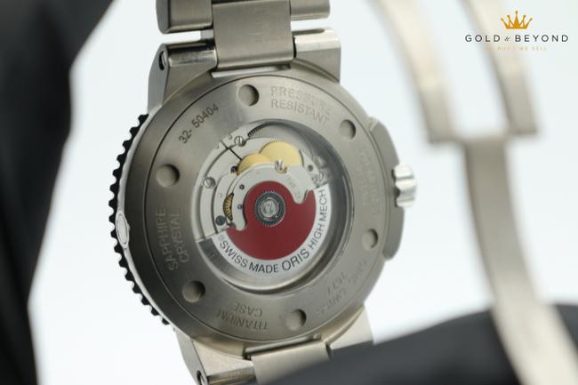 Oris Silver Aquis Regulateur Der Meistertaucher Titanium Watch