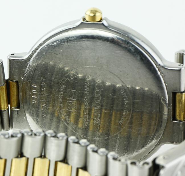 Longines Gold Tone and Stainless Steel Vintage Conquest Master Collectiontwo Watch
