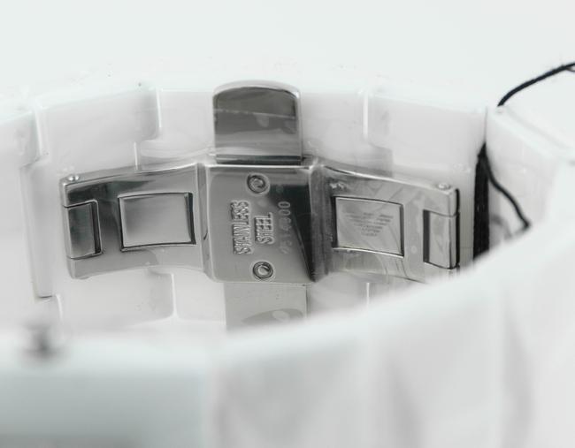 Emporio Armani White Ceramica Ar 1436 Ladies Watch