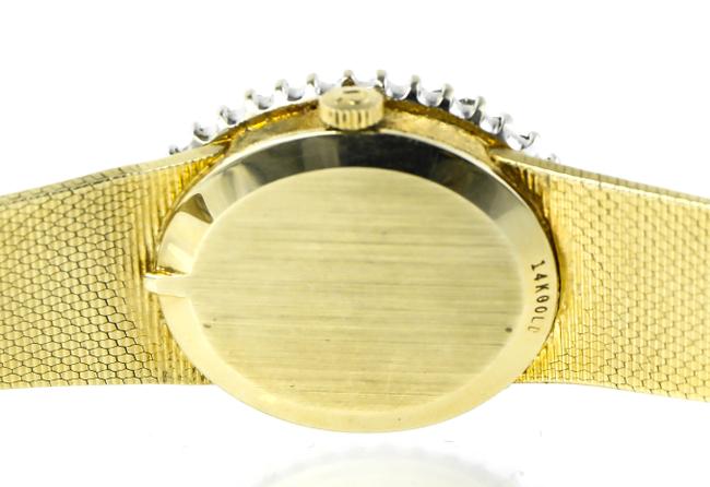Omega Gold Vintage Ladies Diamond Watch