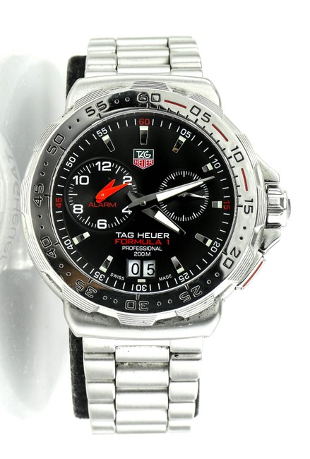 TAG Heuer Stainless Steel Formula 1 Grande Date Alarm Wah111c.ba0850 Watch