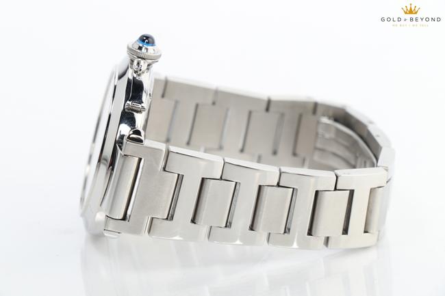 Cartier White/ Stainless Steel Pasha De 42mm 2730 Watch