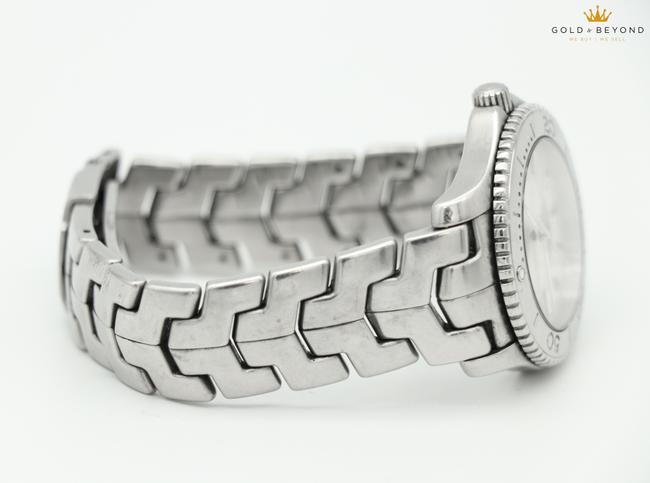 TAG Heuer Silver/ Steel Link 39mm Quartz Wj1111 Watch