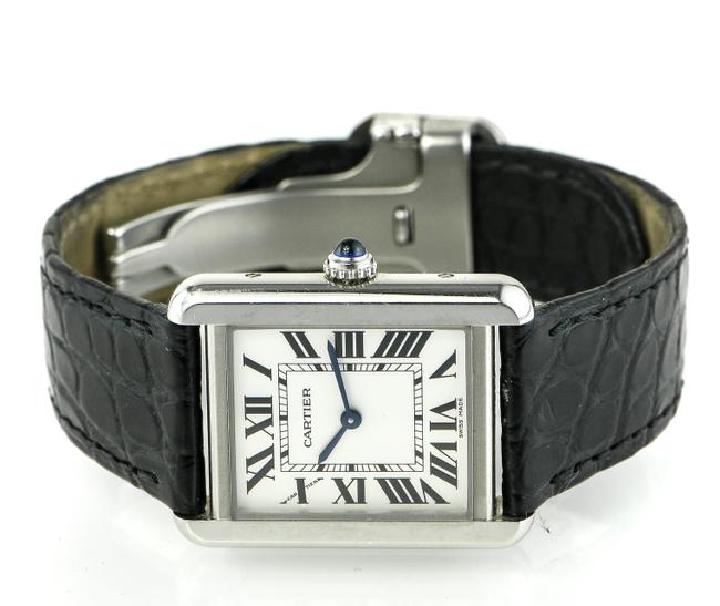 Cartier Stainless Steel Solo Tank 3170 Watch