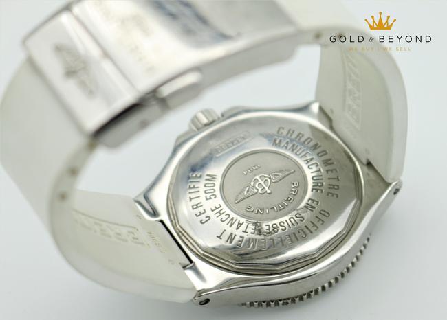 Breitling White Superocean Gmt A32380 Watch